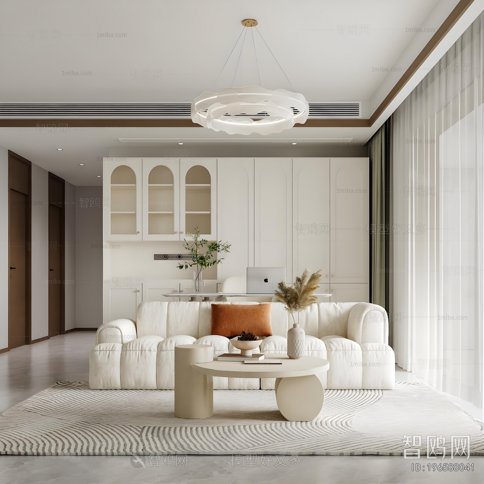 Wabi-sabi Style A Living Room