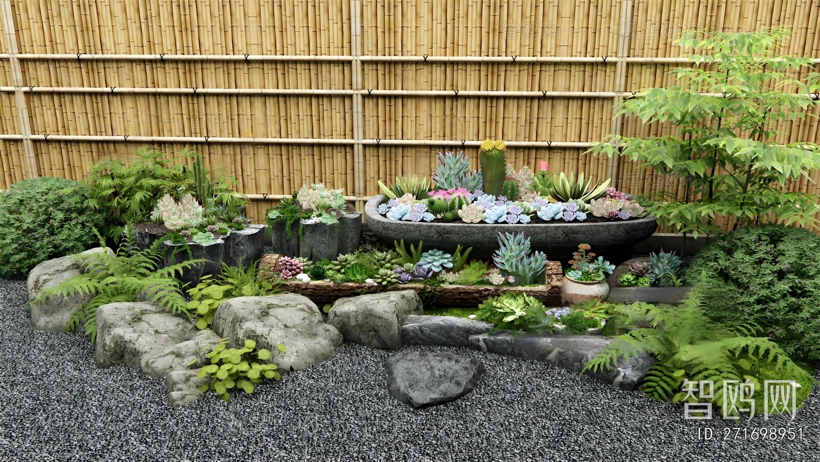 Japanese Style Plant Landscaping