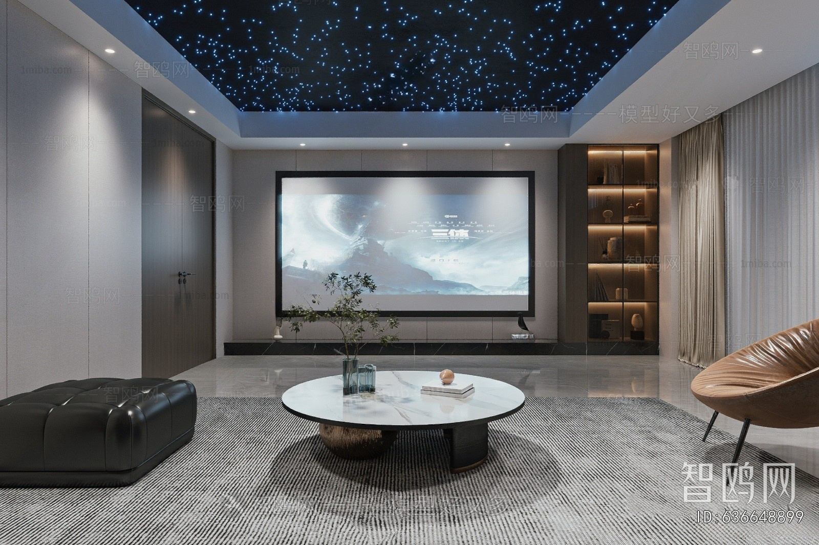 Modern Audiovisual Room