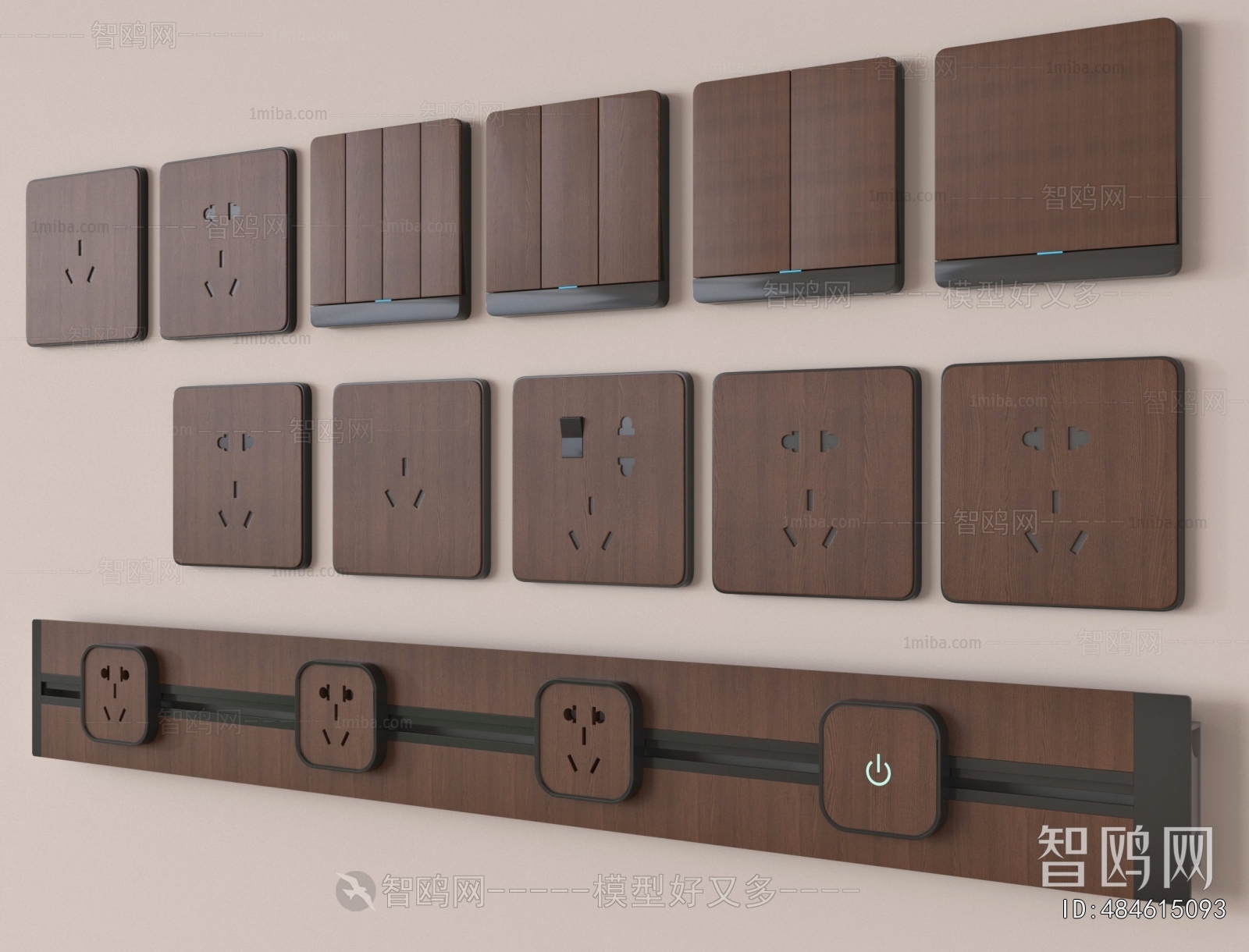 Modern Switch Socket Panel