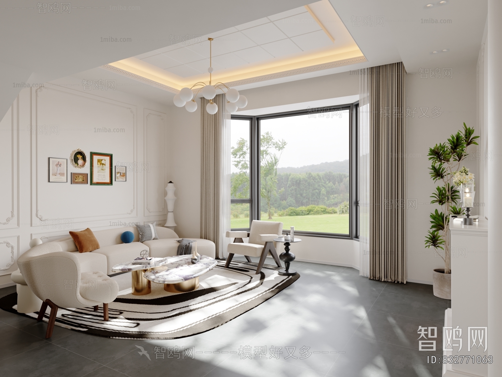 French Style A Living Room