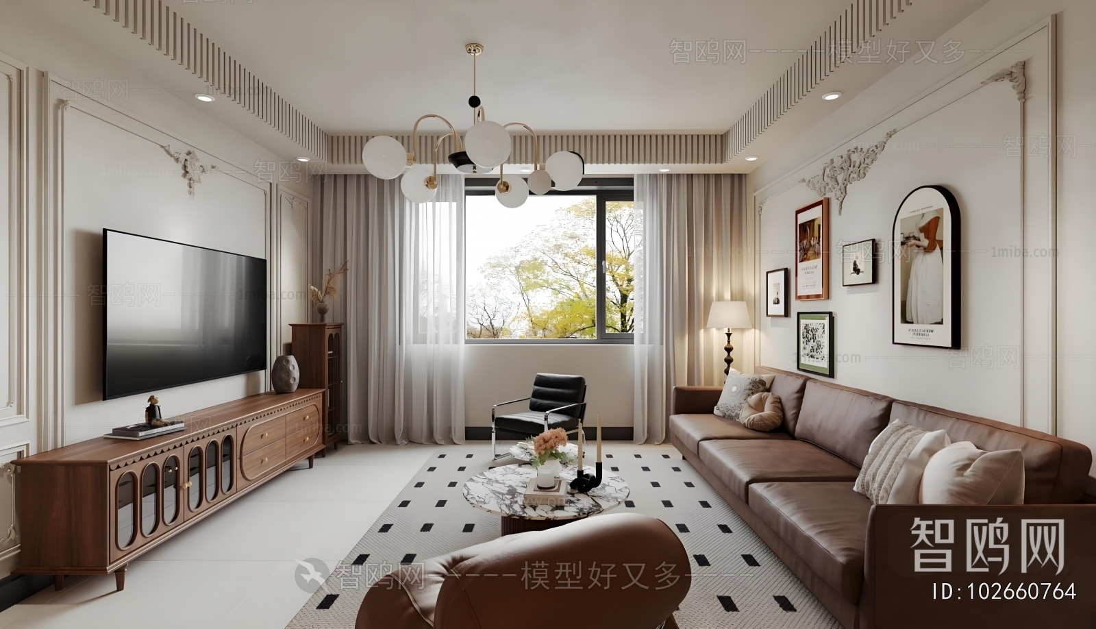 French Style A Living Room