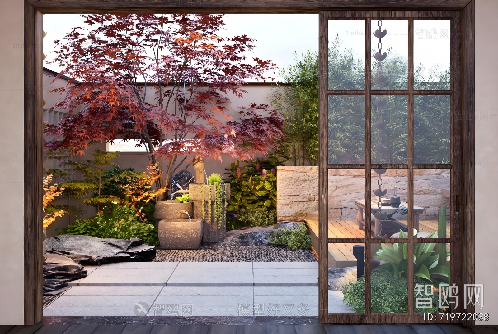 Japanese Style Courtyard/landscape