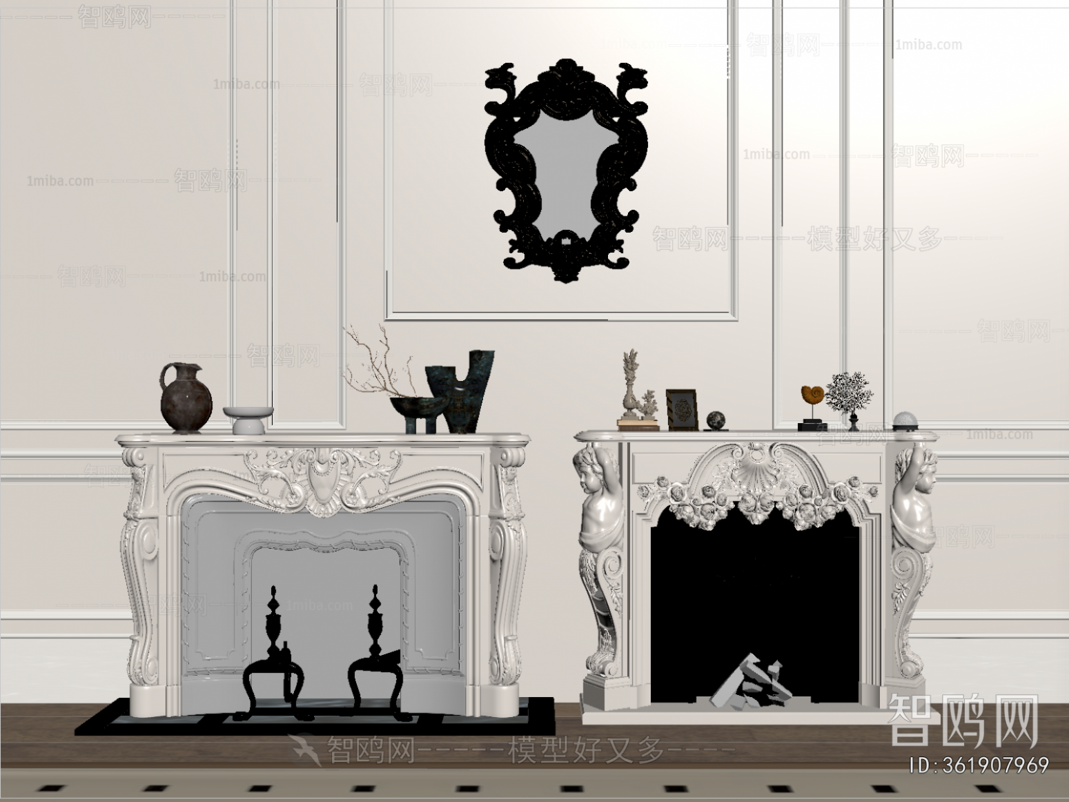 French Style Fireplace
