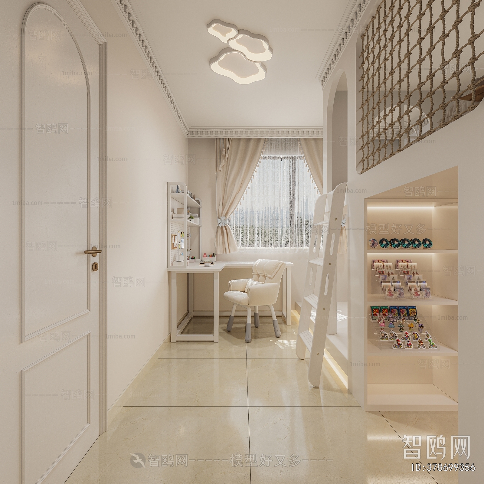 Simple European Style Children's Room