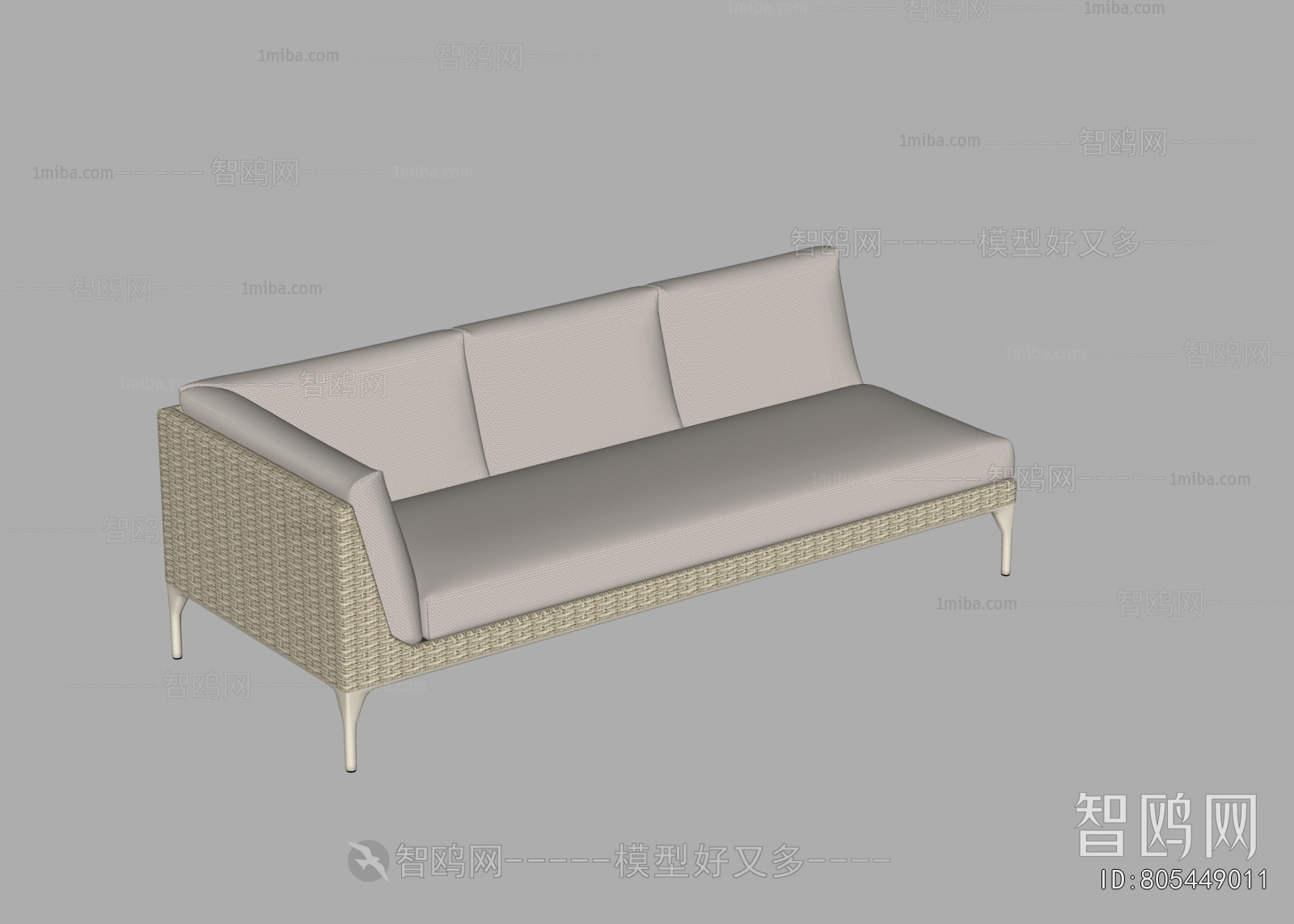 Modern Three-seat Sofa
