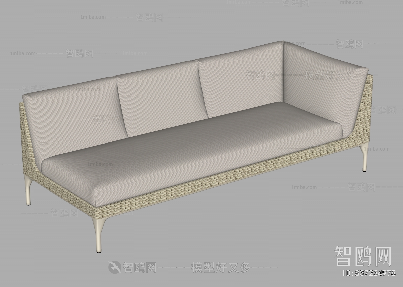 Modern Three-seat Sofa