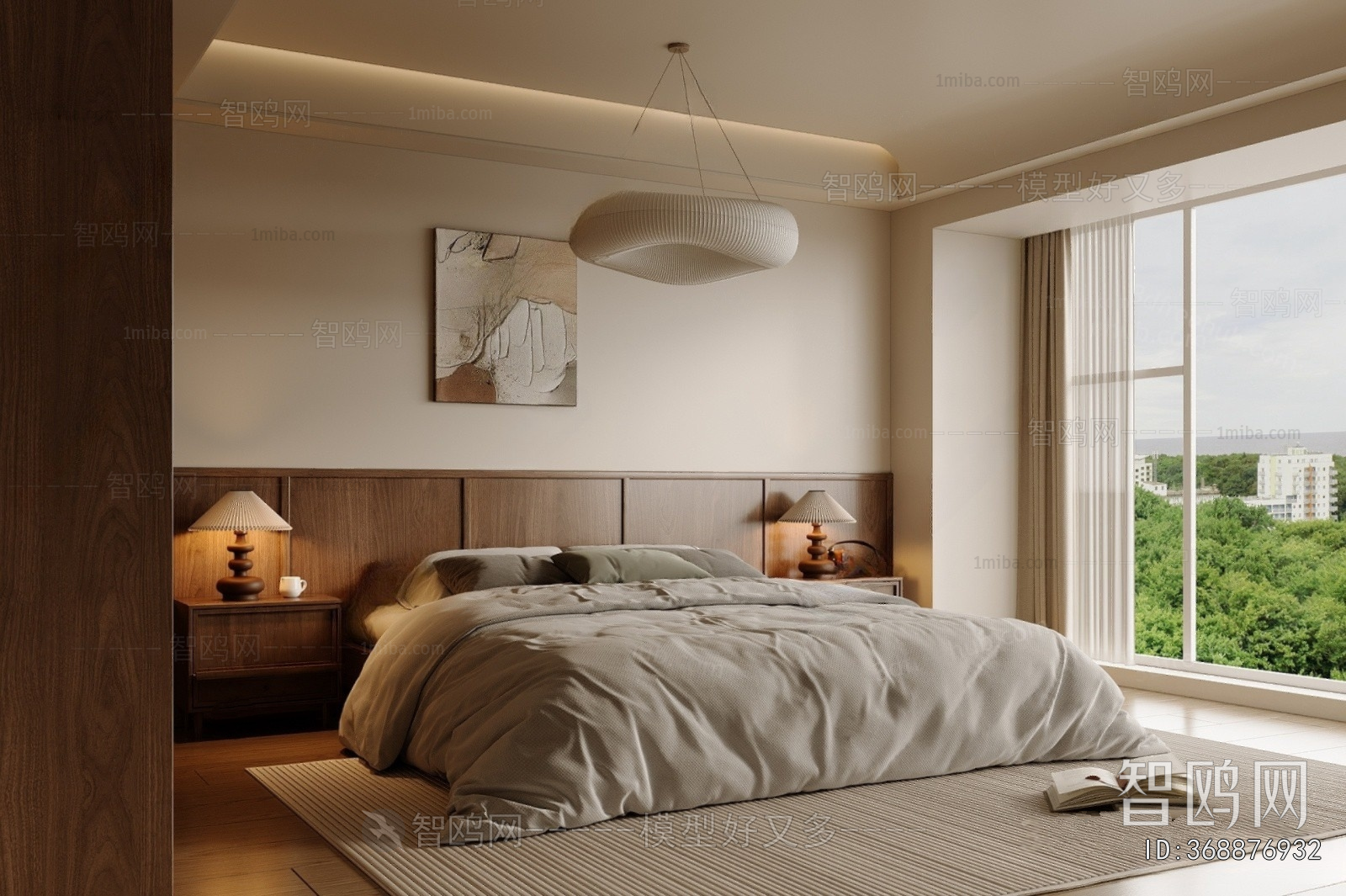 Wabi-sabi Style Bedroom