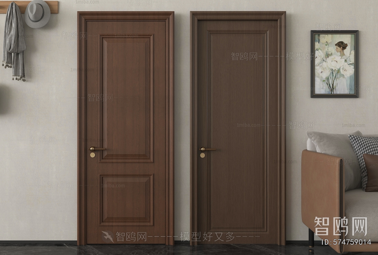 Modern Single Door