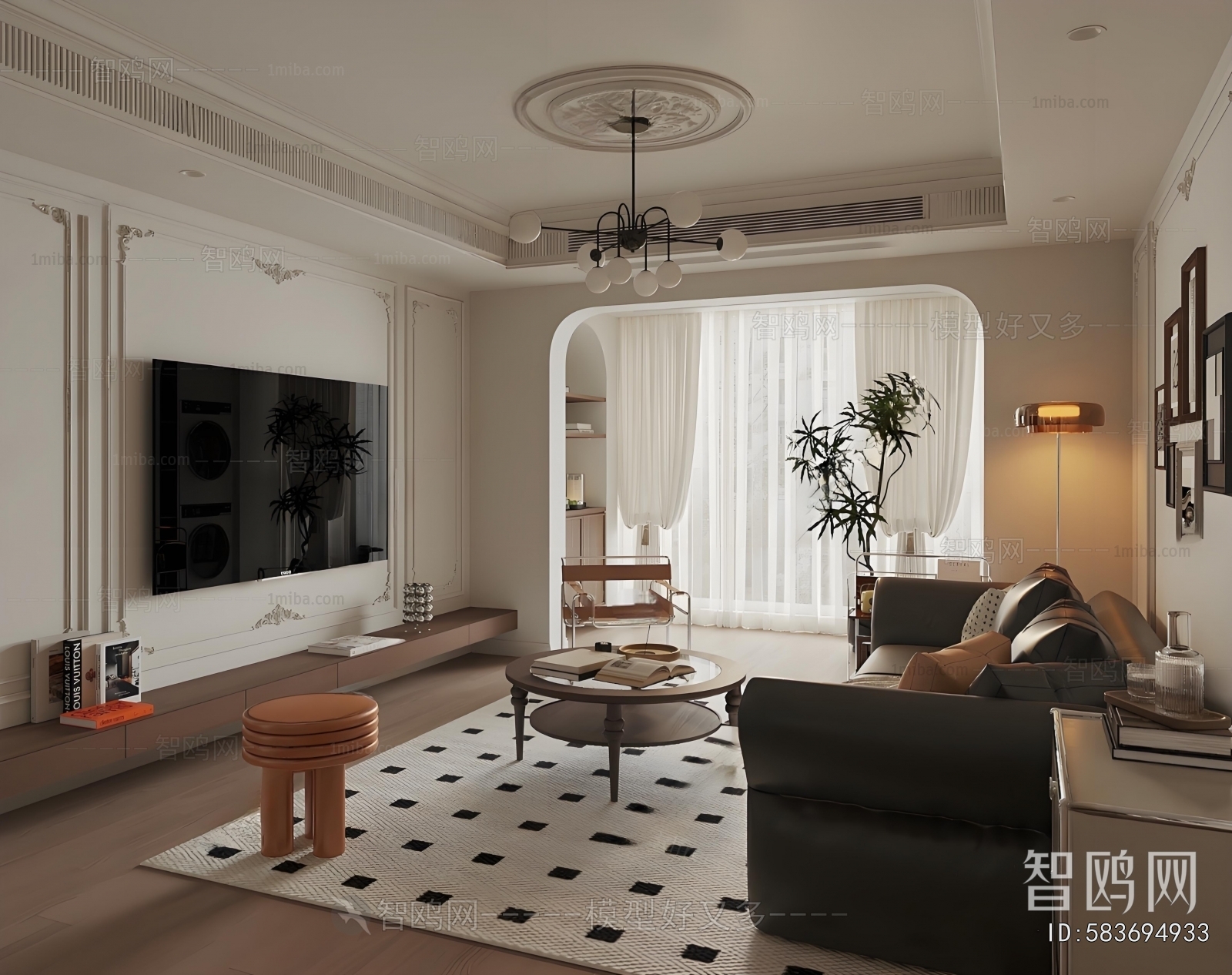 French Style A Living Room