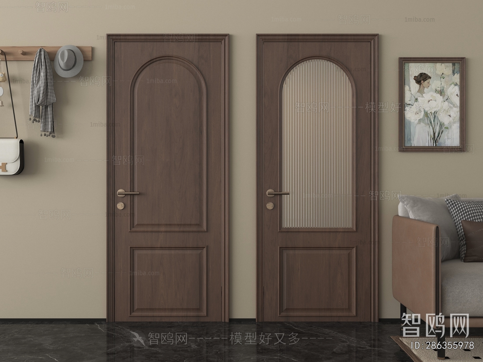 Modern Single Door