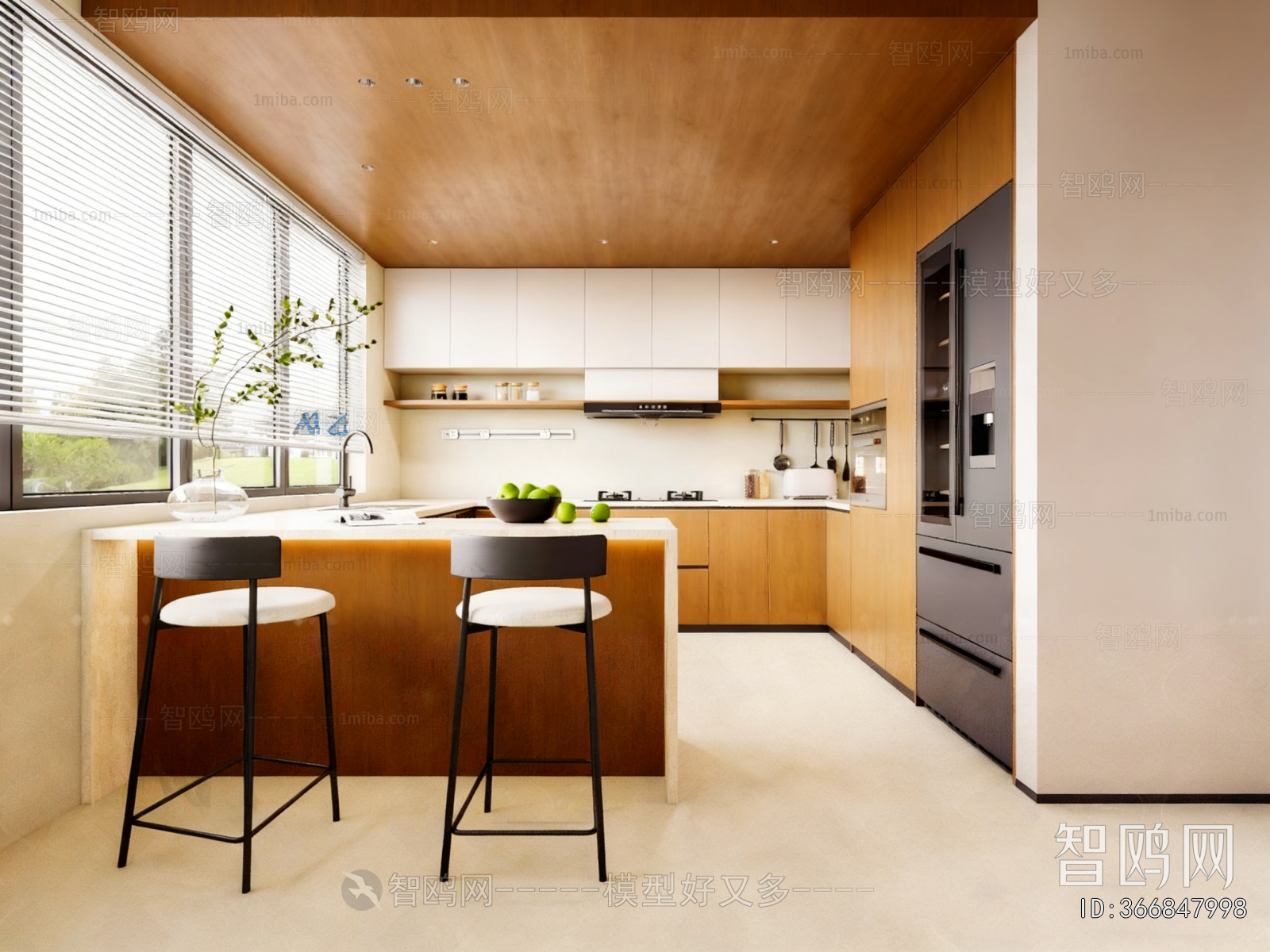 New Chinese Style A Living Room