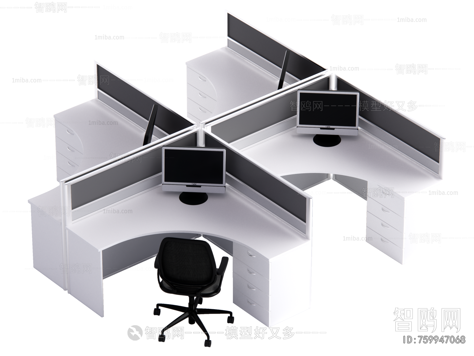 Modern Office Desk And Chair
