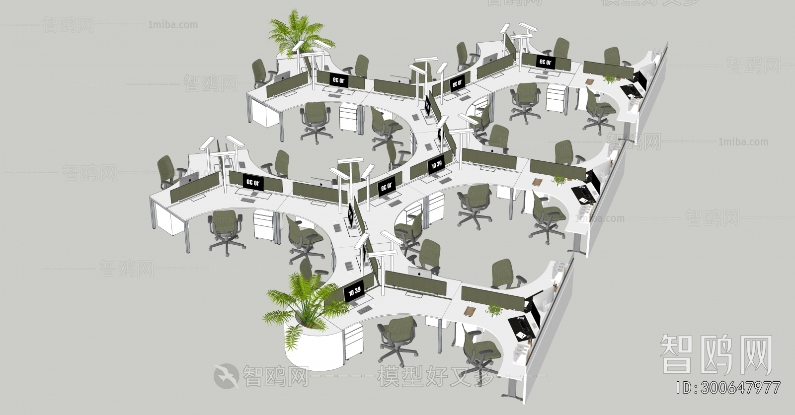 Modern Office Desk And Chair