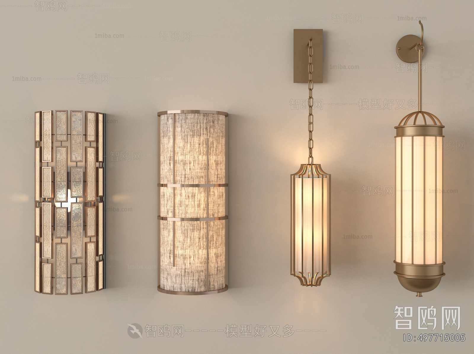 New Chinese Style Wall Lamp