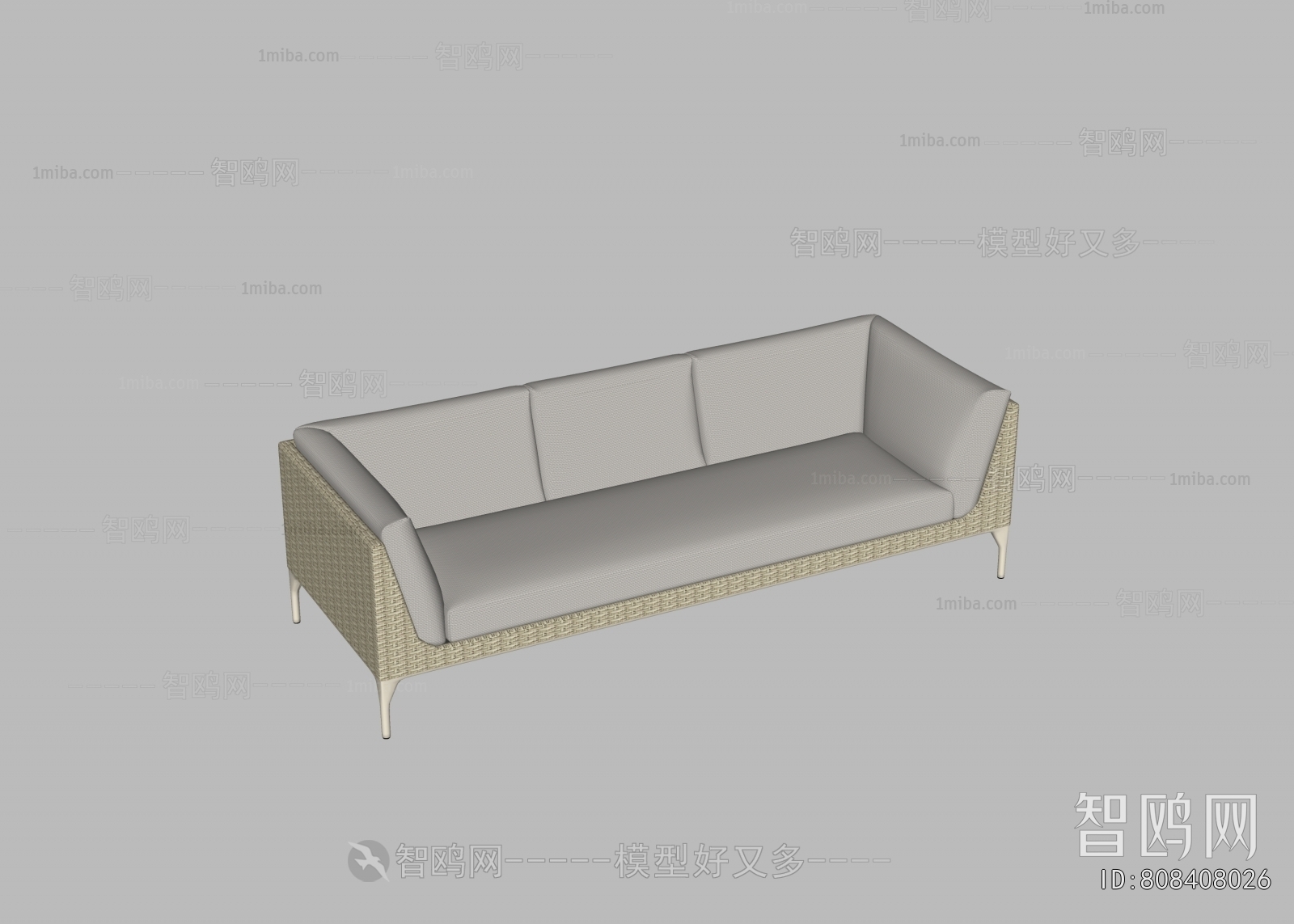Modern Three-seat Sofa