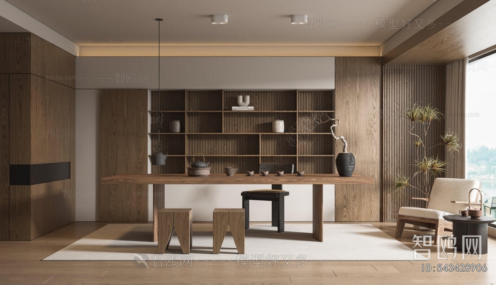 Wabi-sabi Style Tea House