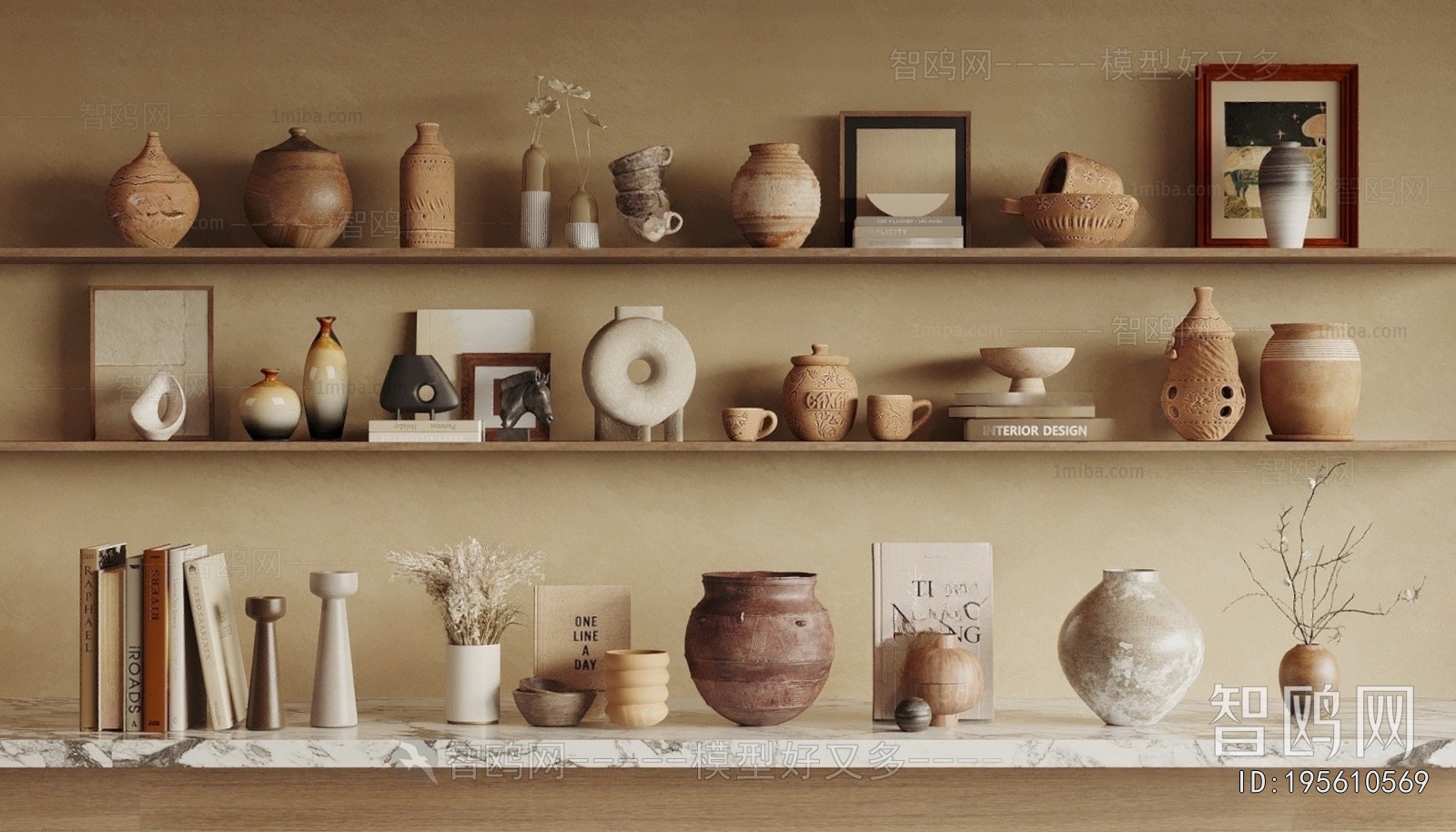 Wabi-sabi Style Decorative Set