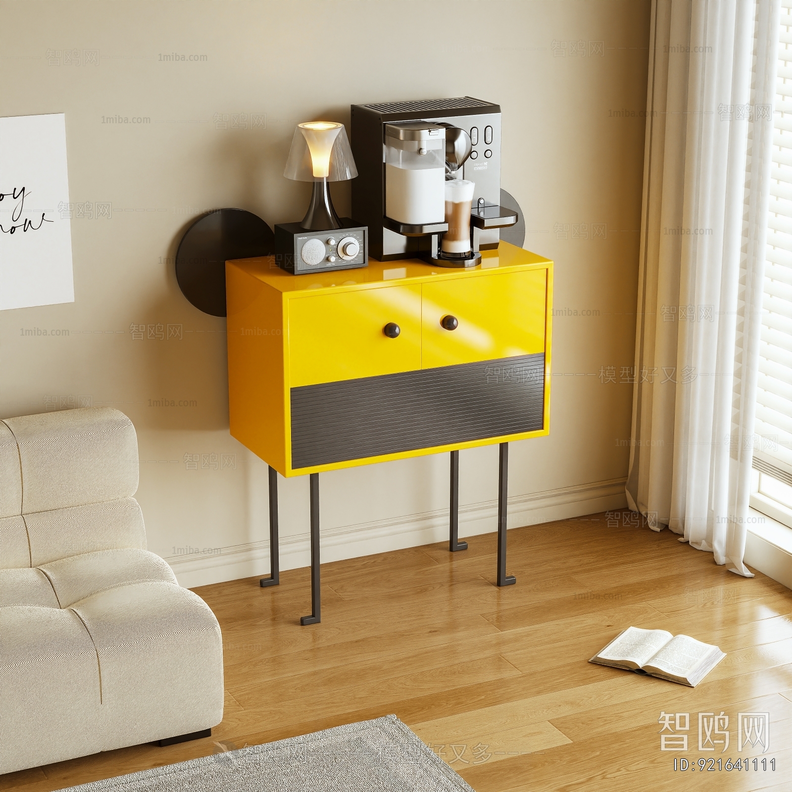 Modern Bedside Cupboard