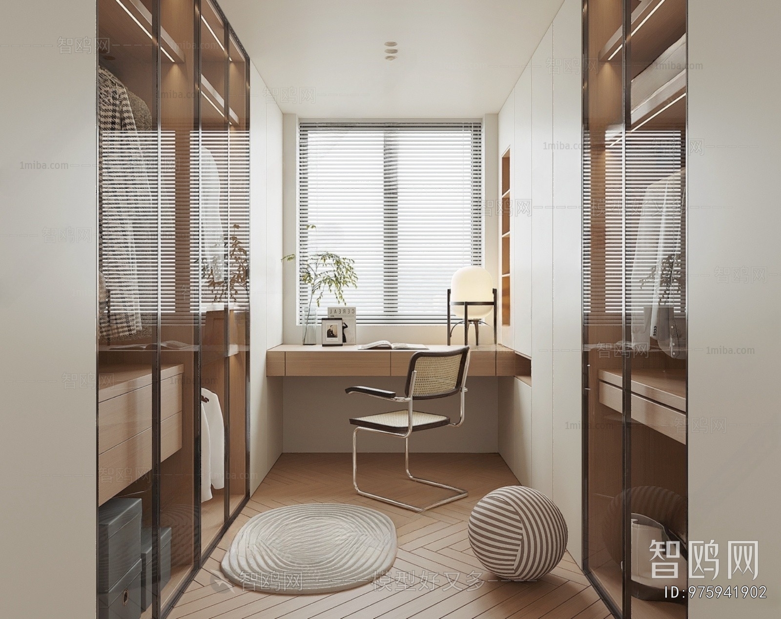 Modern Clothes Storage Area