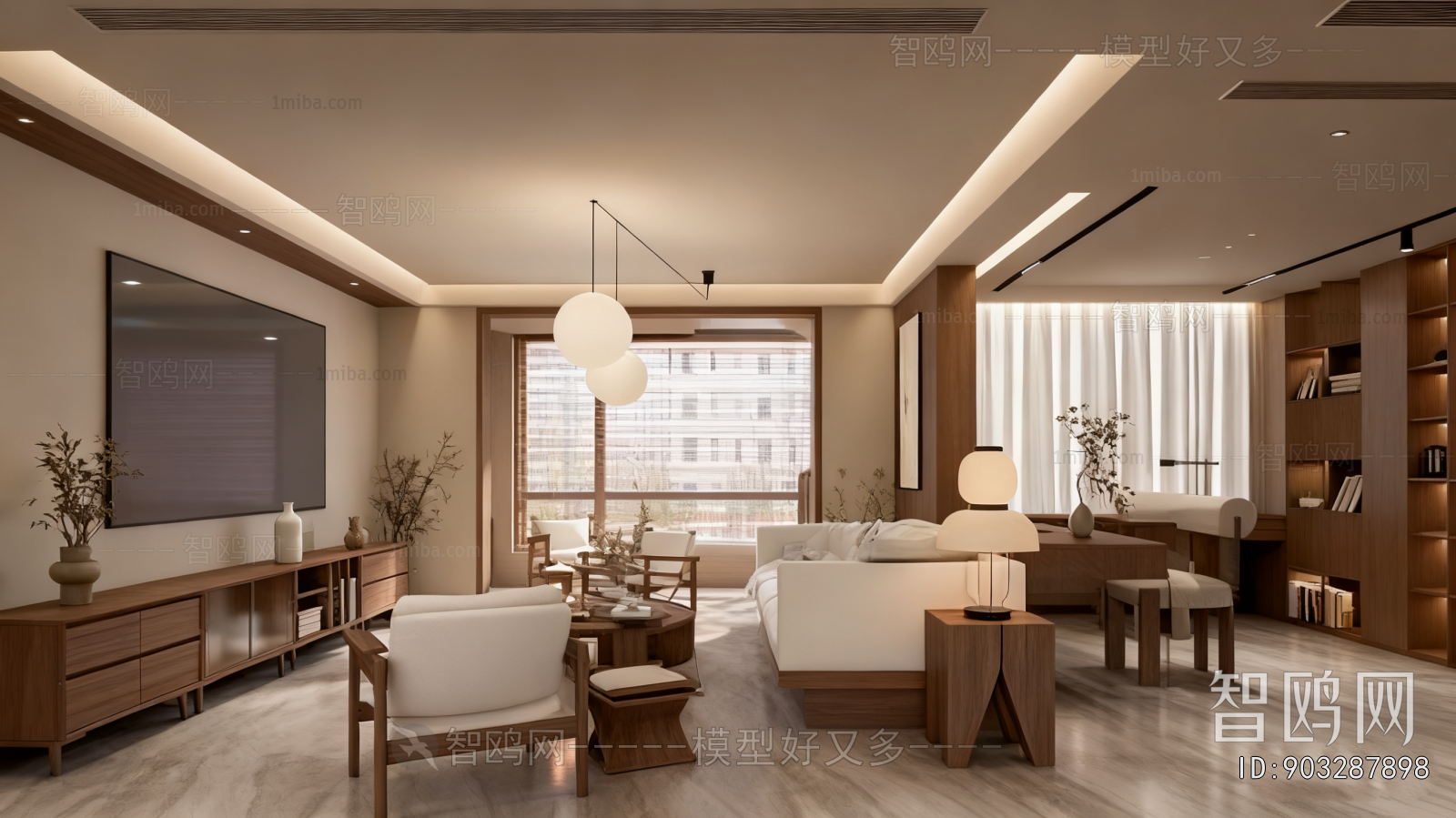 Wabi-sabi Style A Living Room