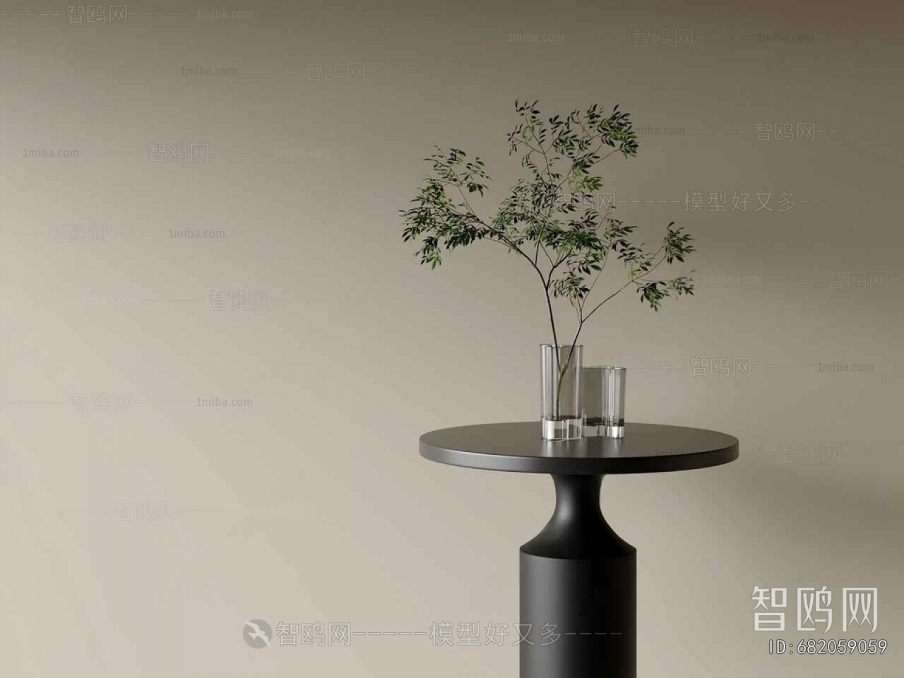 Modern Aquatic Green Plant