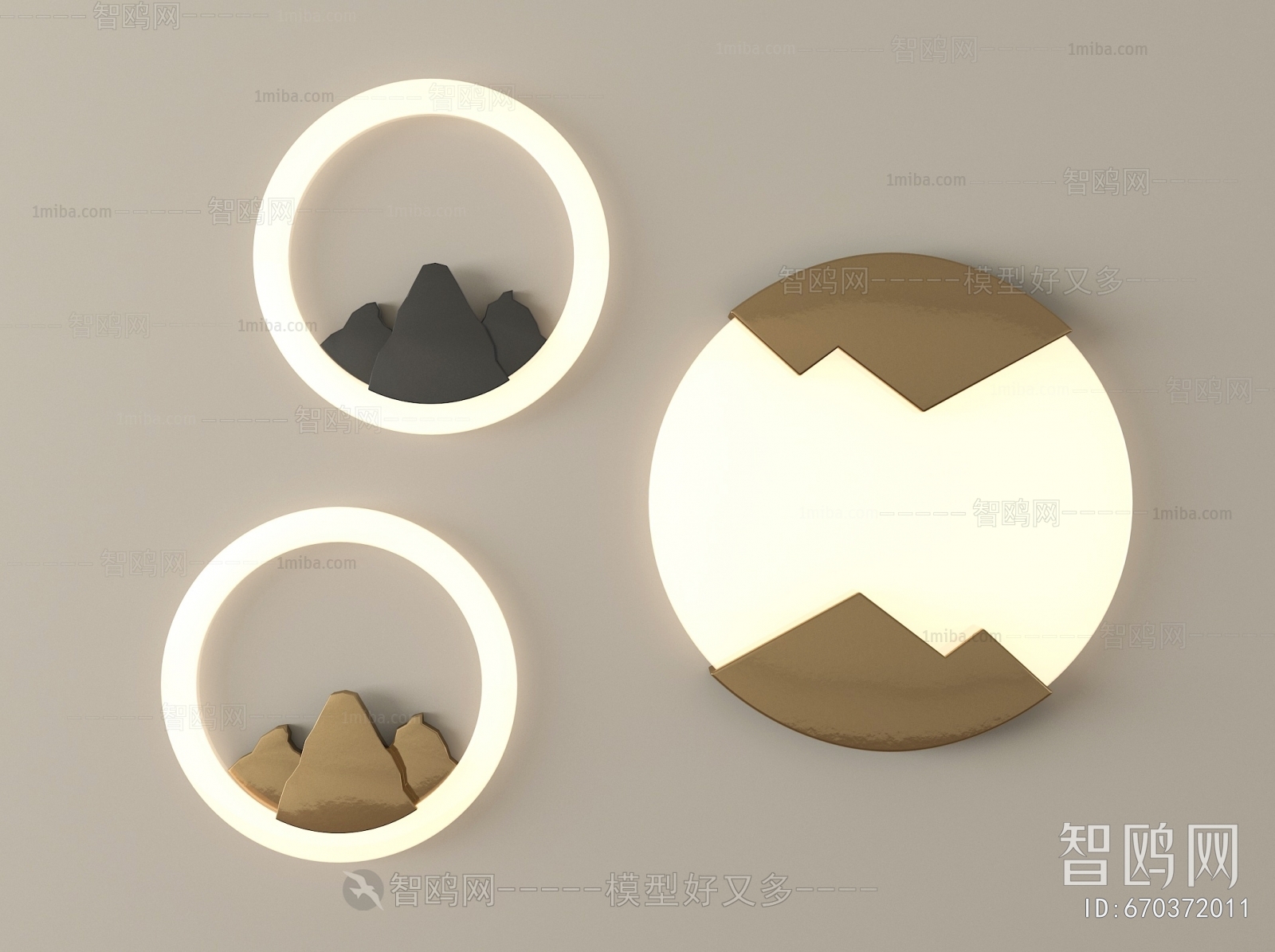 New Chinese Style Wall Lamp