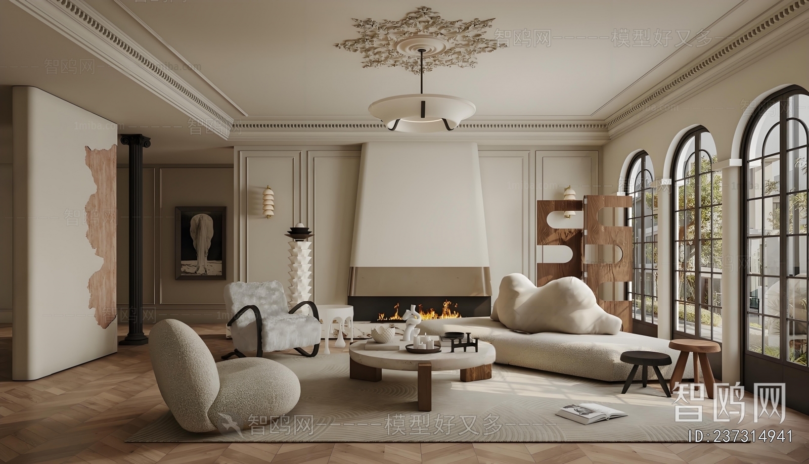 French Style A Living Room