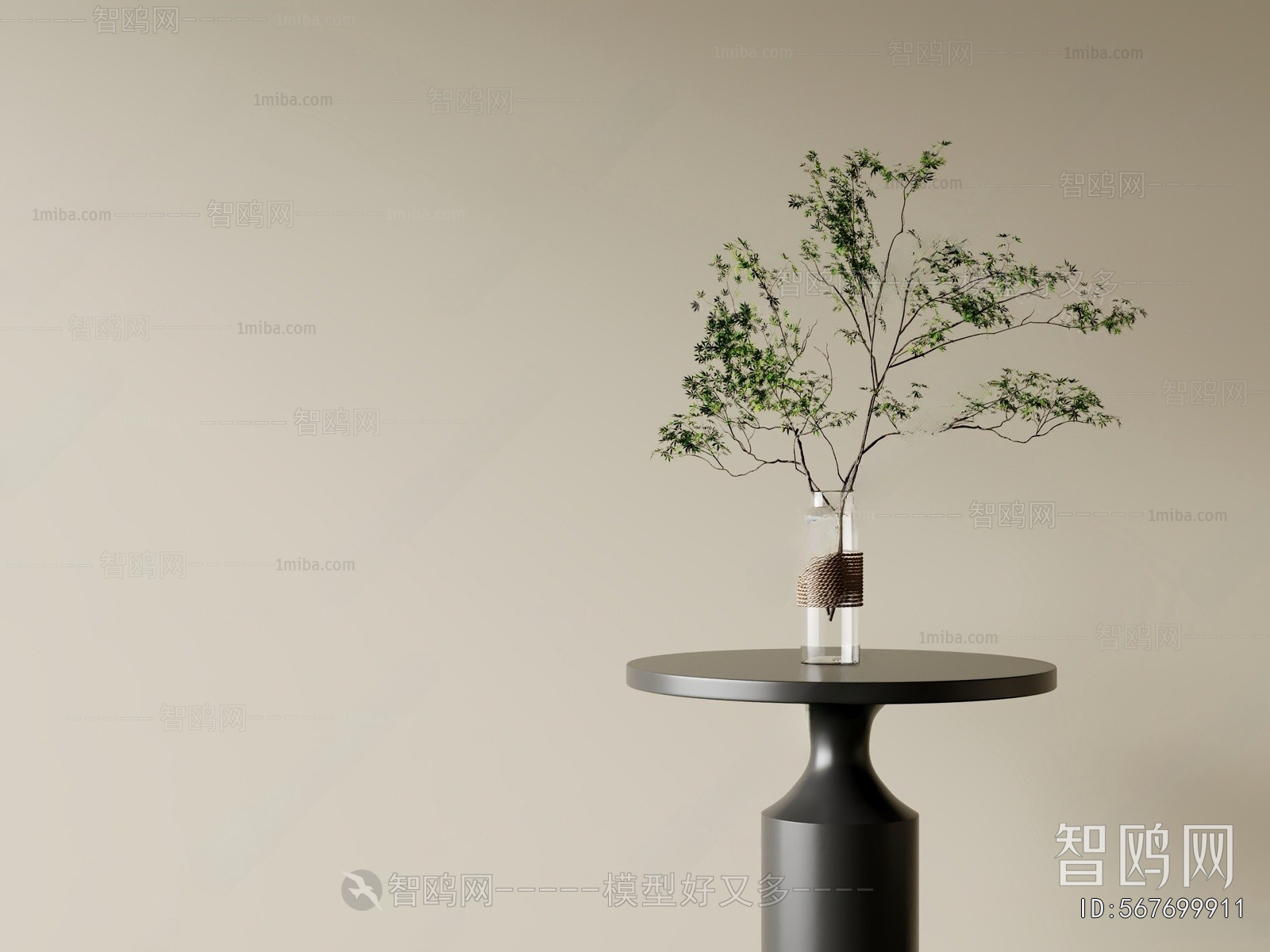 Modern Aquatic Green Plant