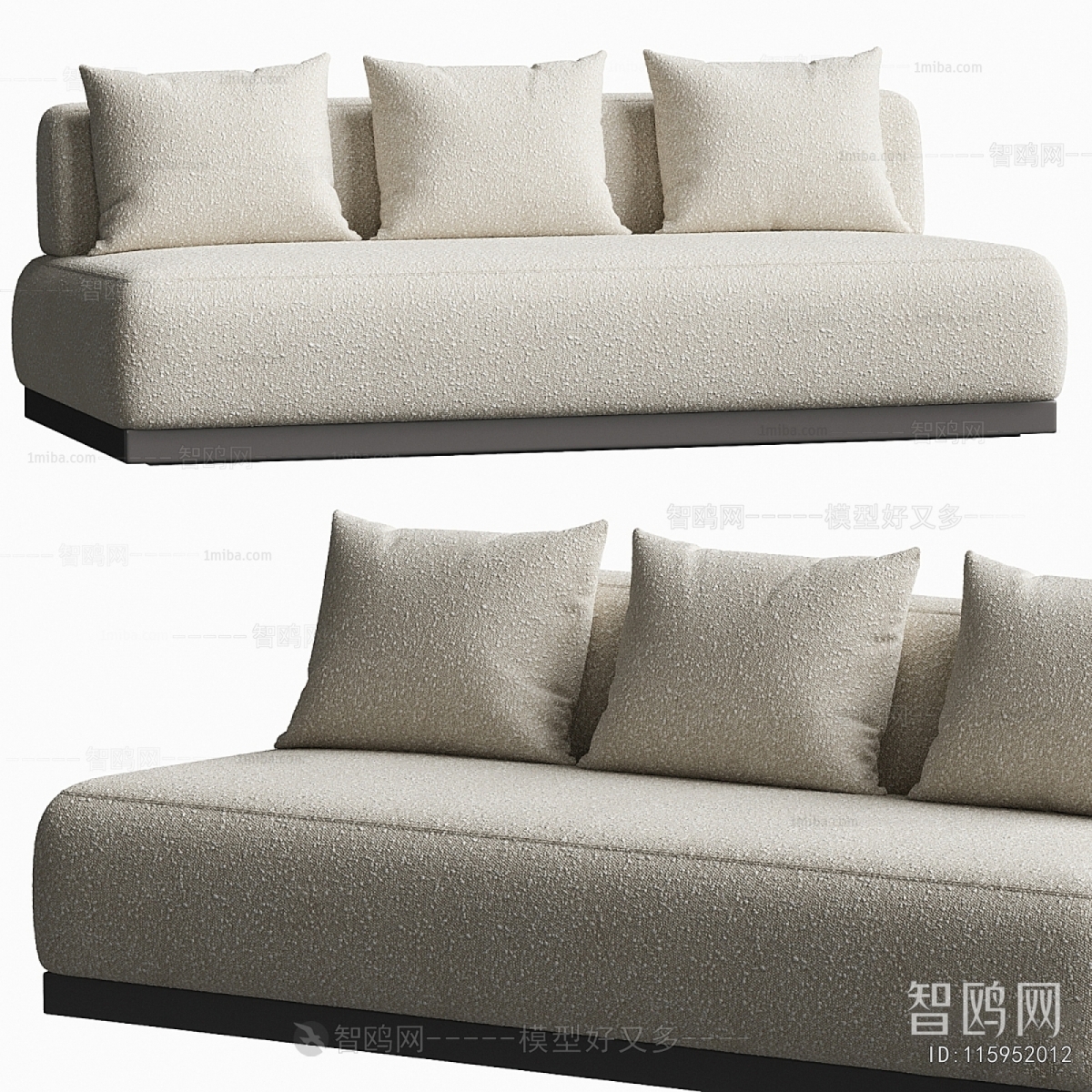 Modern Three-seat Sofa