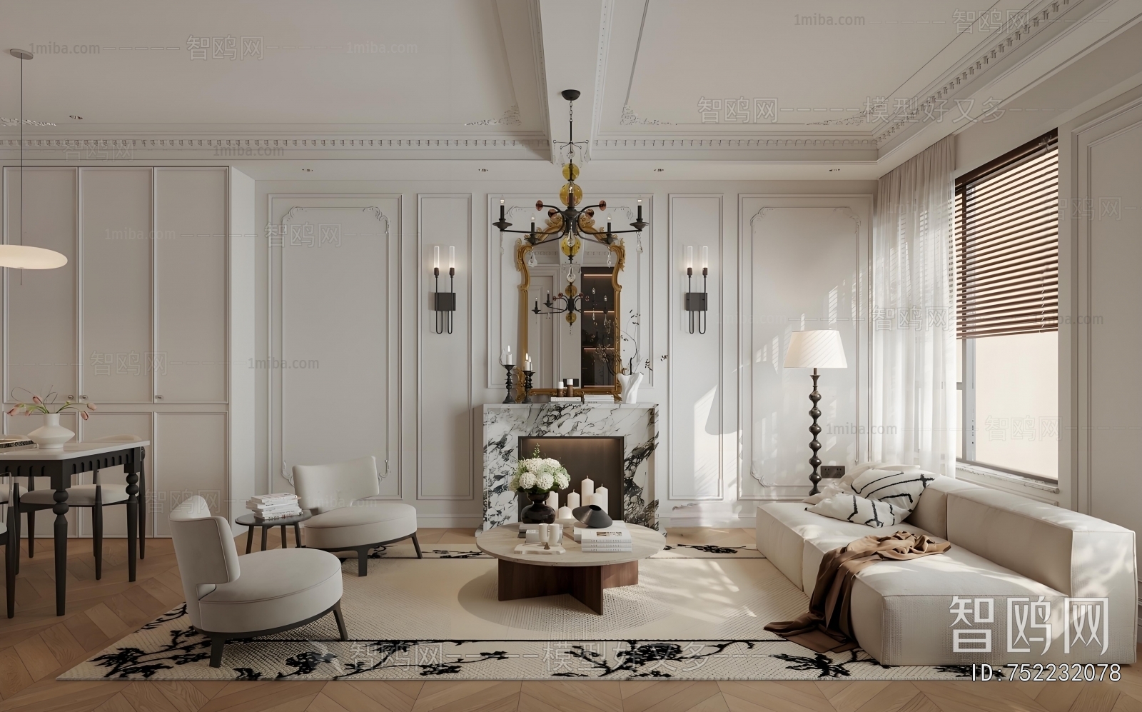 French Style A Living Room