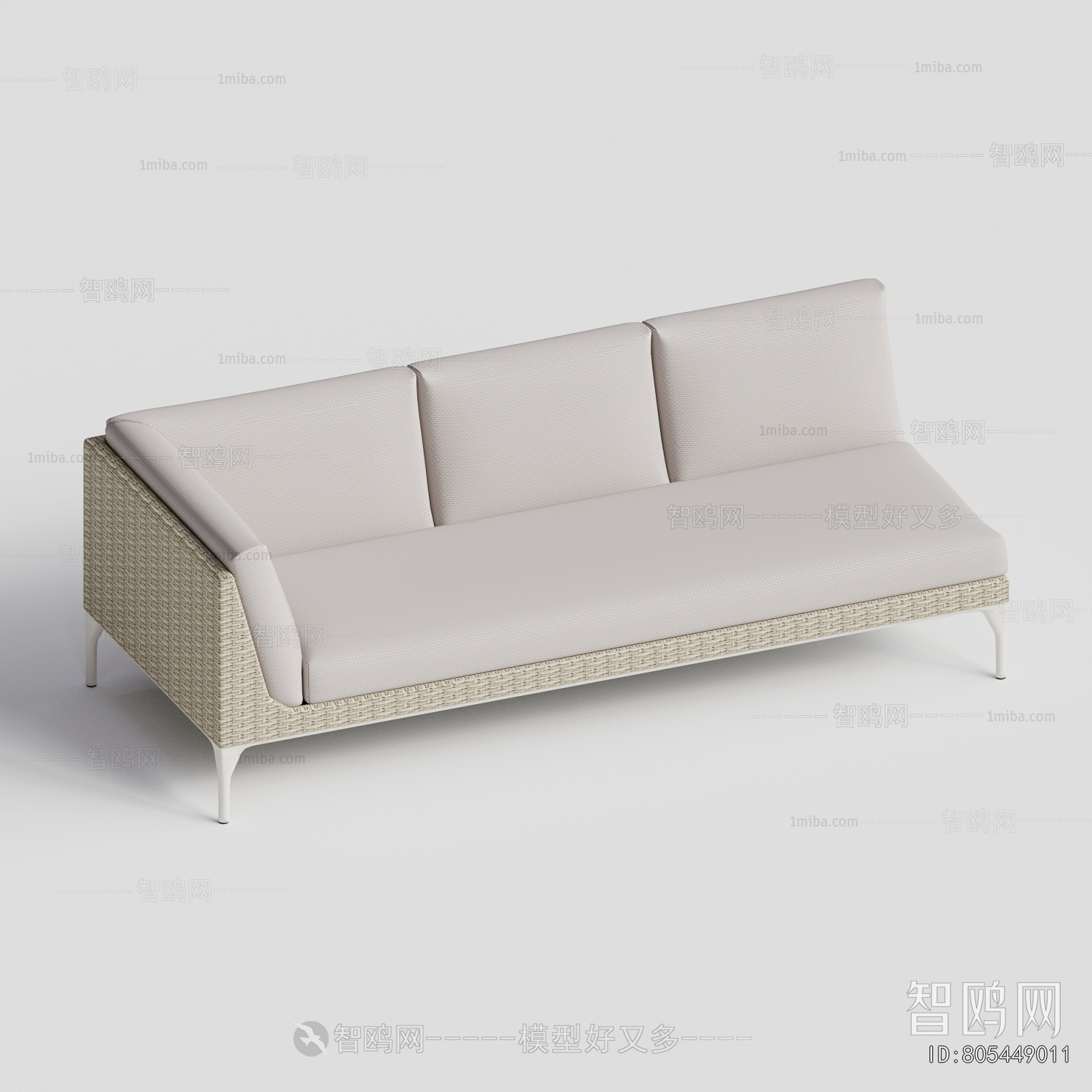 Modern Three-seat Sofa