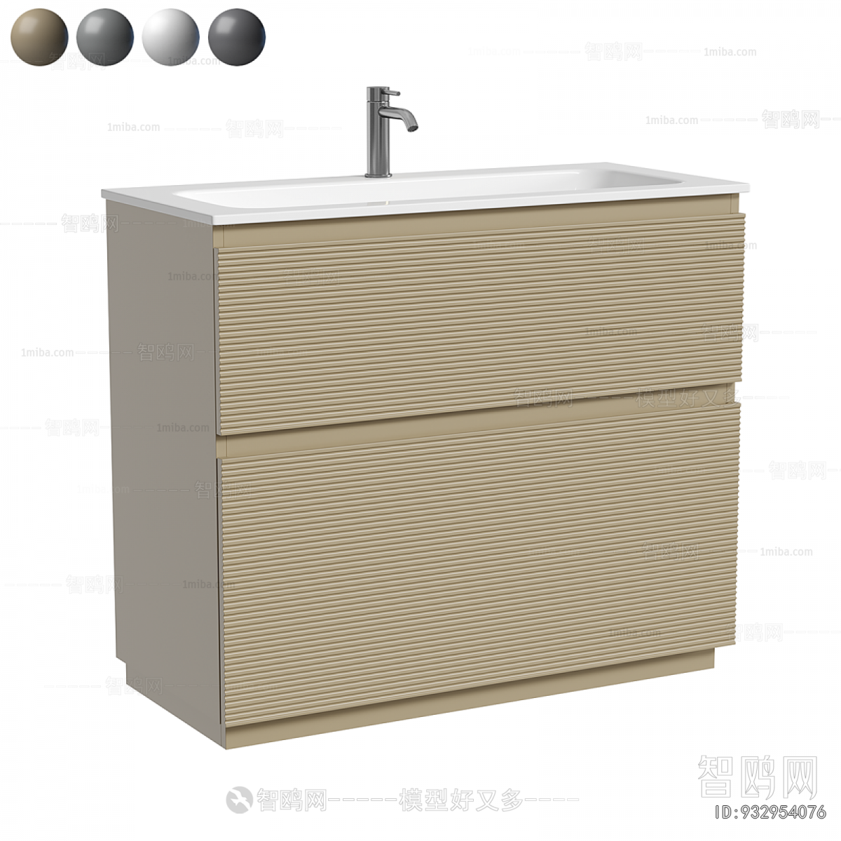 Nordic Style Bathroom Cabinet