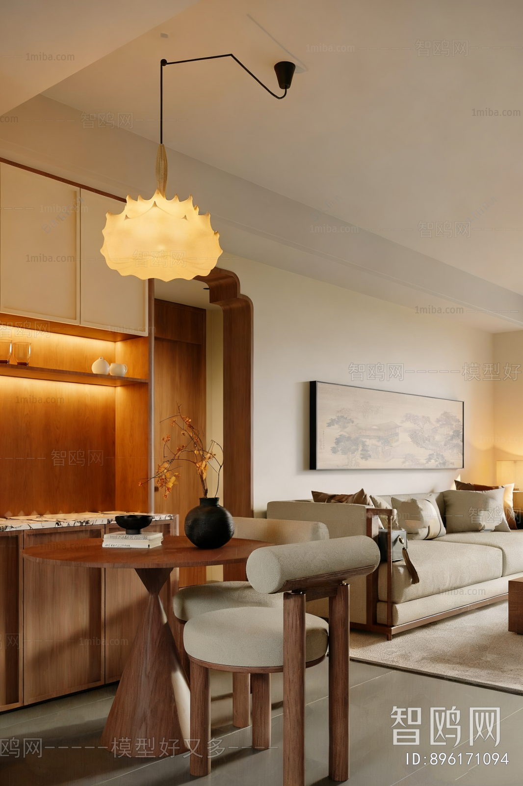 New Chinese Style Dining Room