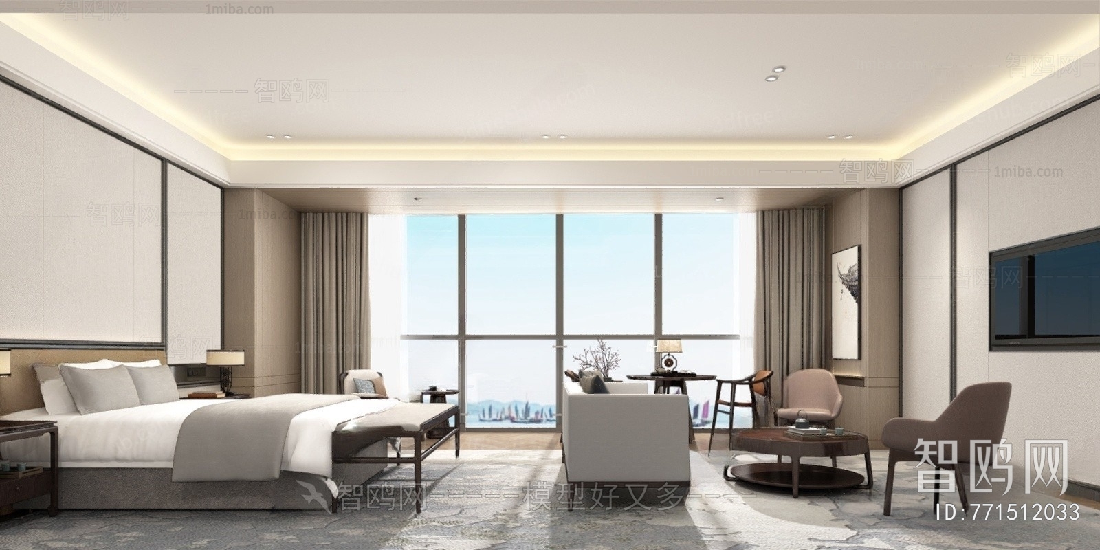 New Chinese Style Guest Room