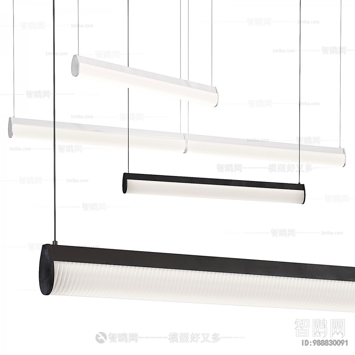 Modern Long Chandelier