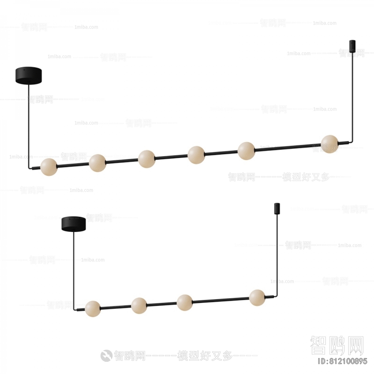 Modern Long Chandelier