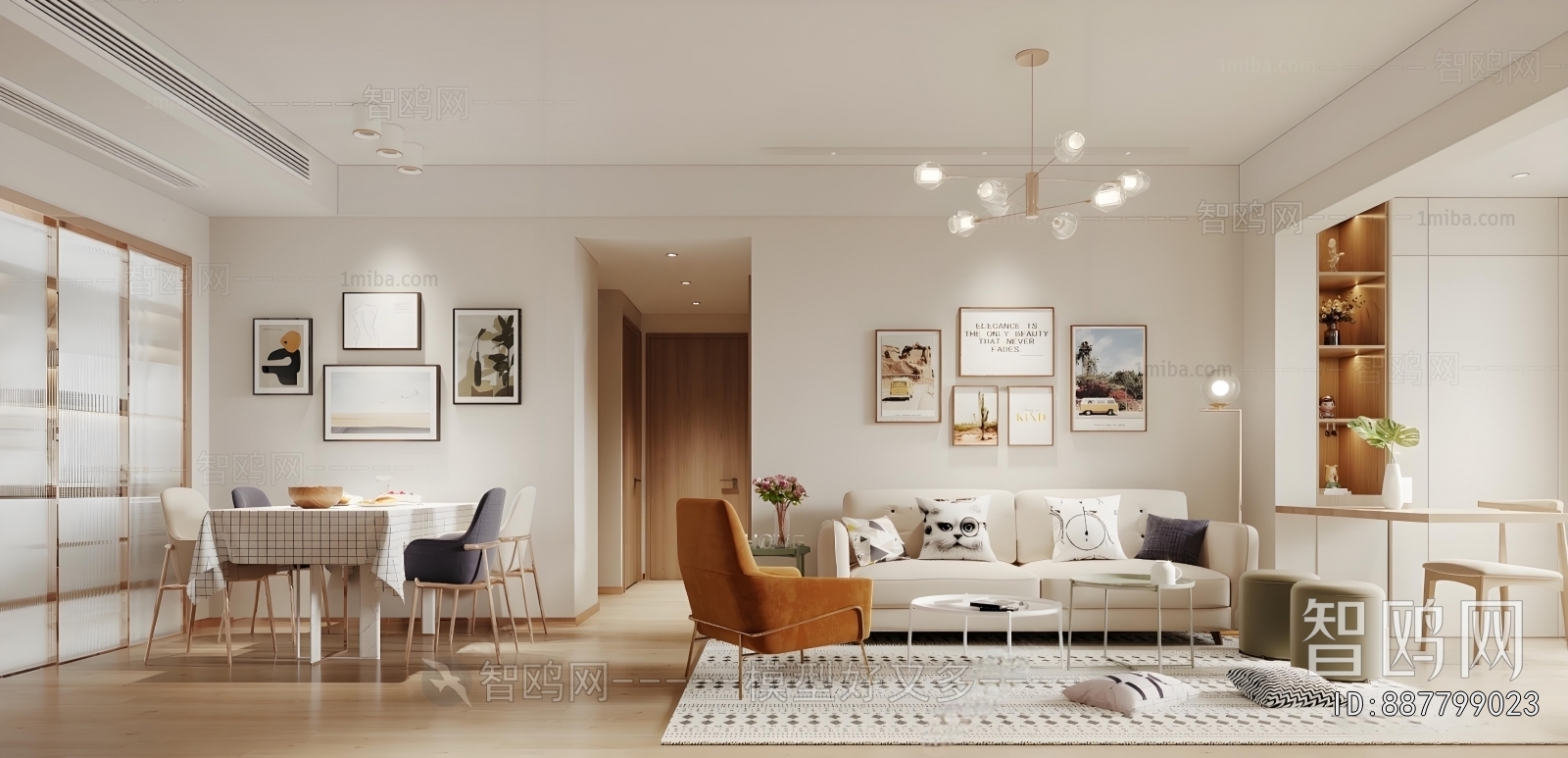 Nordic Style A Living Room