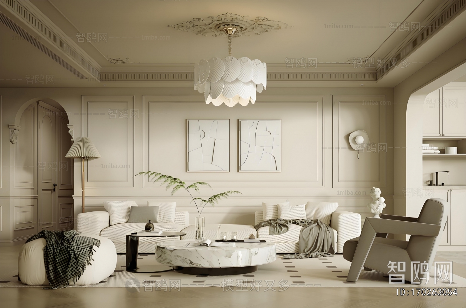 French Style A Living Room