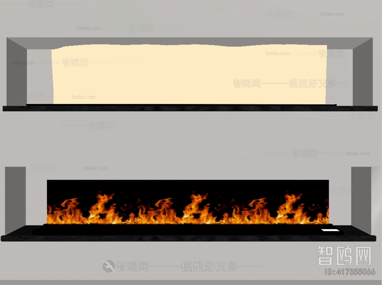 Modern Electronic Fireplace