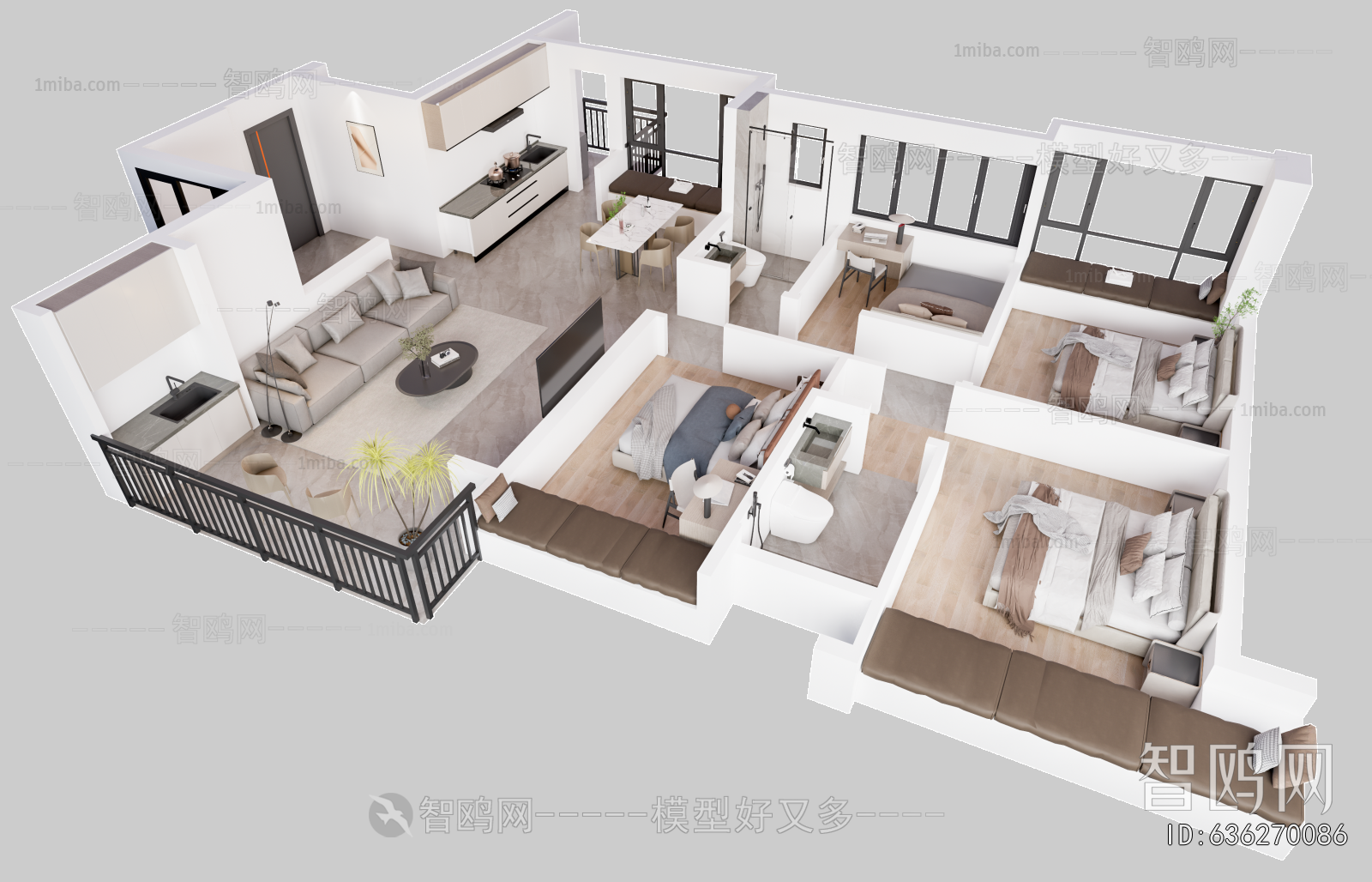 Modern A Bird's-eye View Of Home Decoration