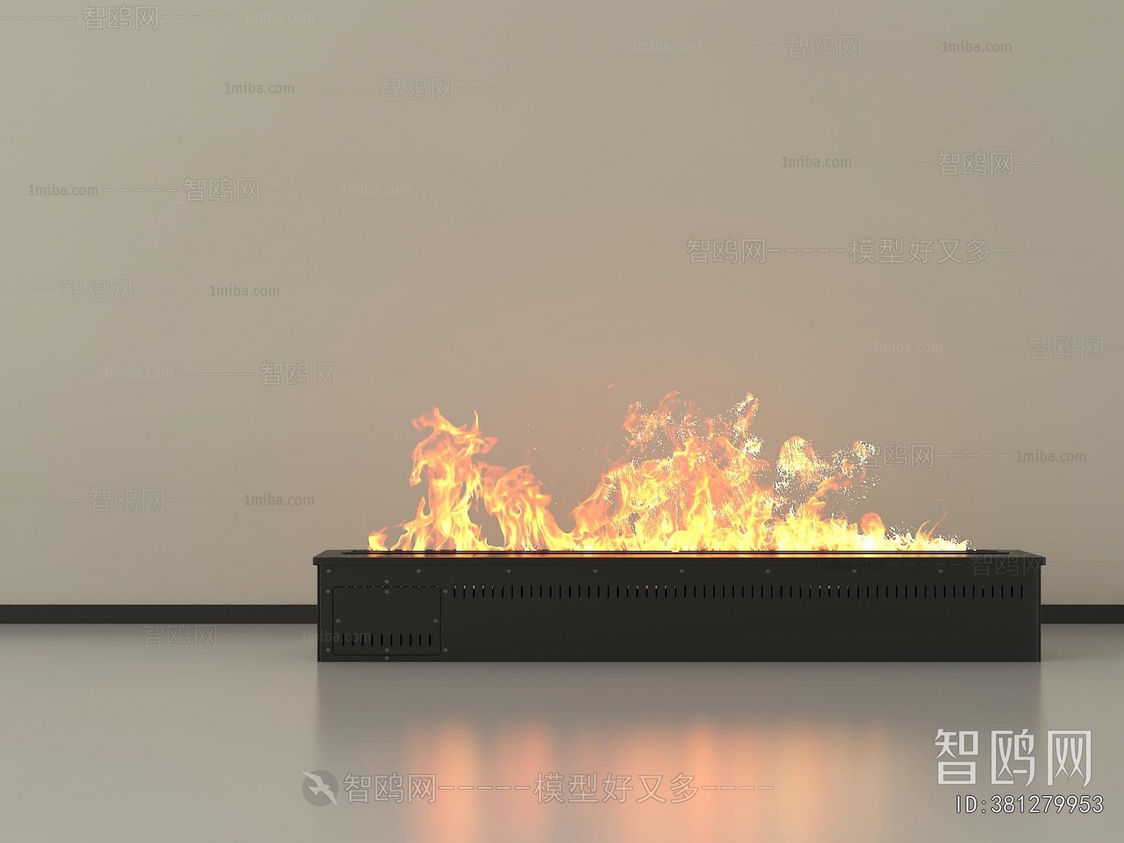 Modern Electronic Fireplace