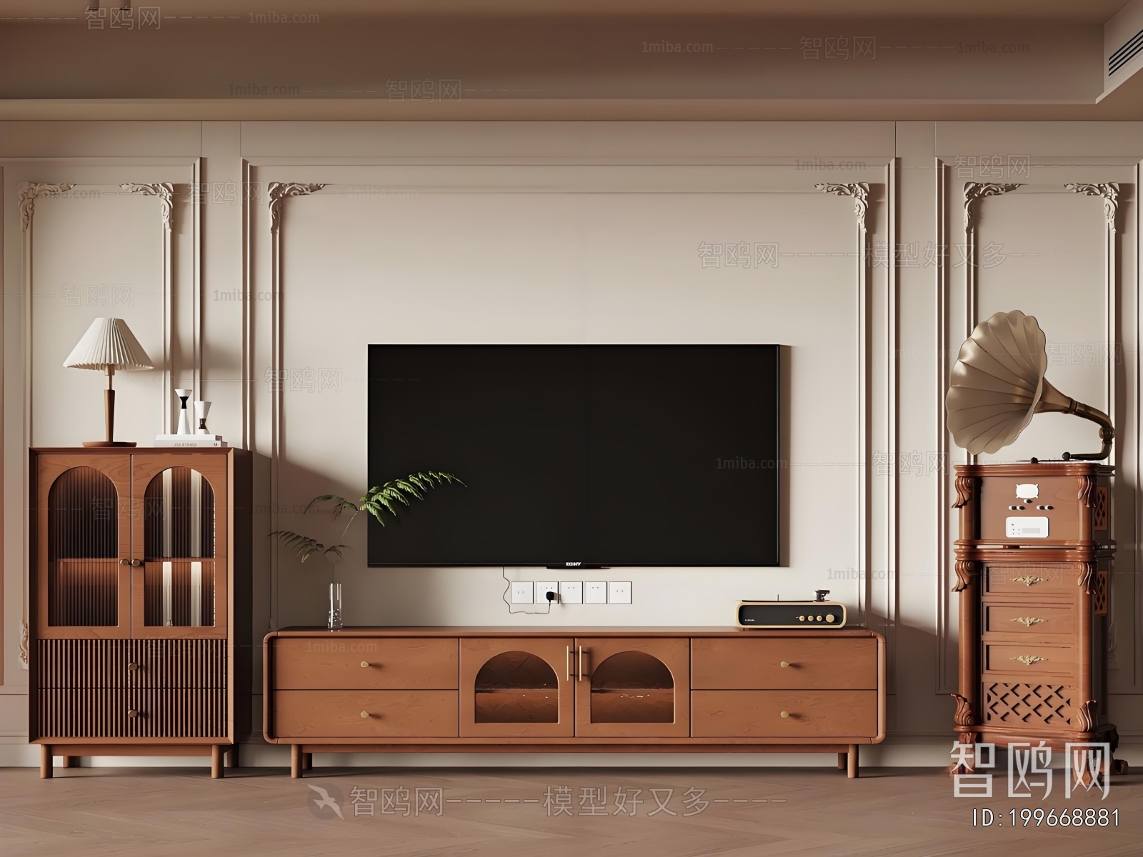 French Style TV Cabinet