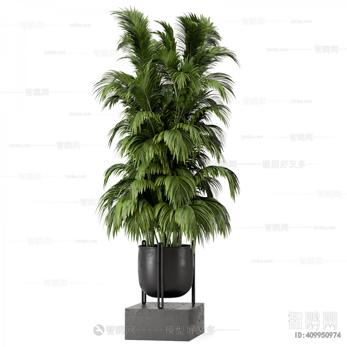Modern Ground Green Plant Potted Plants