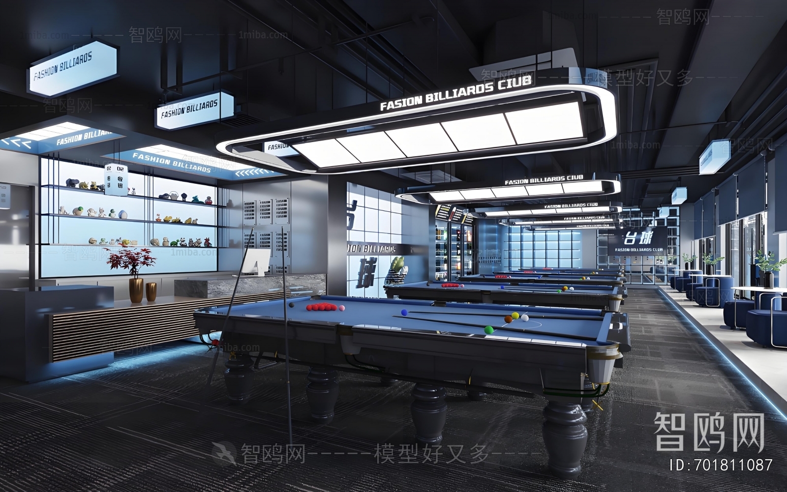 Modern Billiard Room