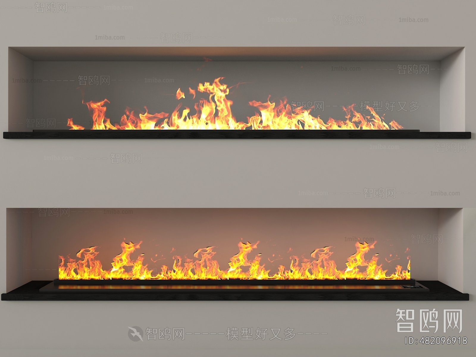 Modern Electronic Fireplace