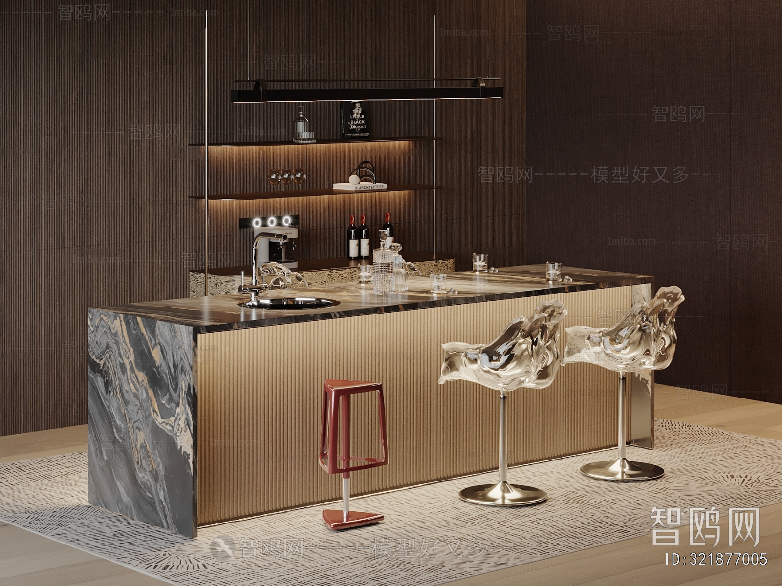 Modern Counter Bar