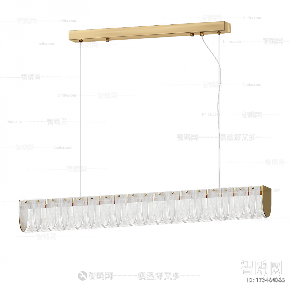 Modern Long Chandelier