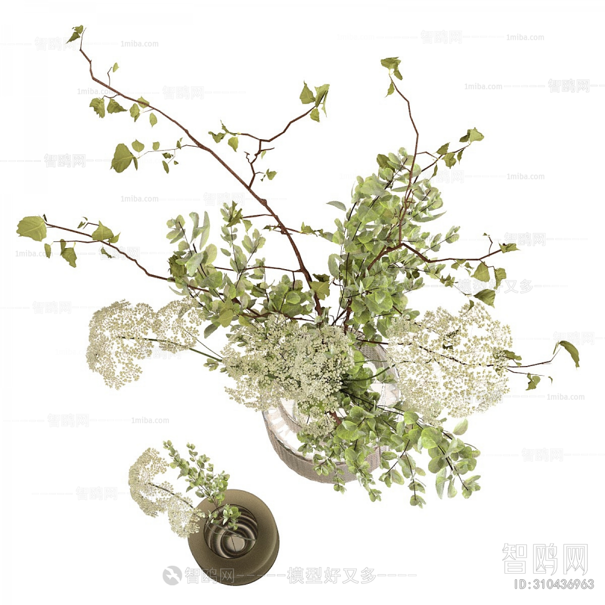 Modern Aquatic Green Plant