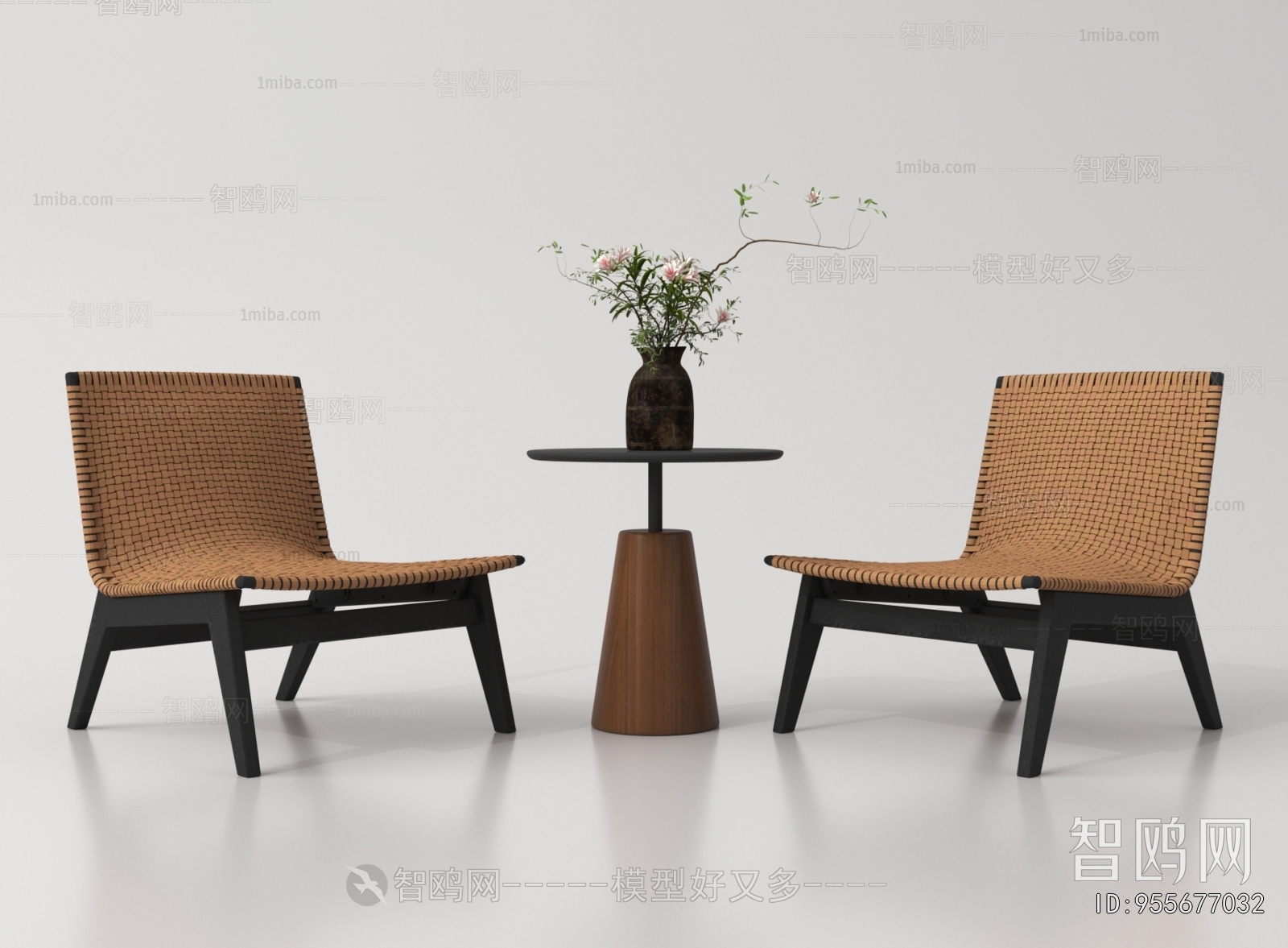 Wabi-sabi Style Leisure Table And Chair